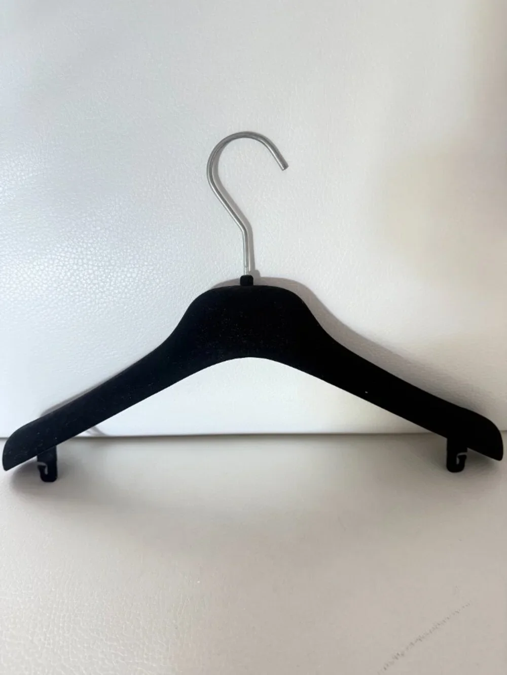 Calvin Klein velvet felt hangers black for jackets, pants, suits